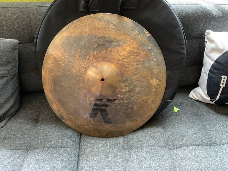 Zildjian 20" K Custom Left Side Ride Cymbal with Rivets image 1