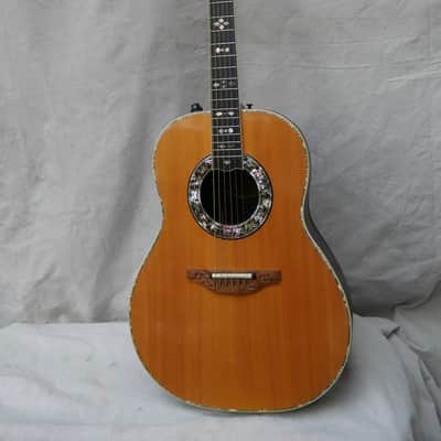 Vintage Late 70's Ovation Guitar 1619-4 Acoustic Electric image 1