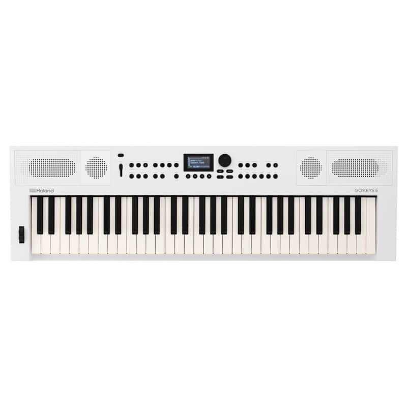 Roland GO:KEYS 5 61-Note Music Creation Keyboard with ZEN-Core Engine, Microphone Input, and 300 Ready-to-Play Presets (White) image 1