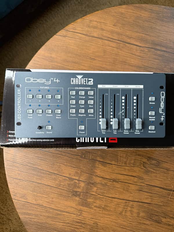 Chauvet Obey 4 Compact 16-Channel DMX Controller 2010s - Black image 1