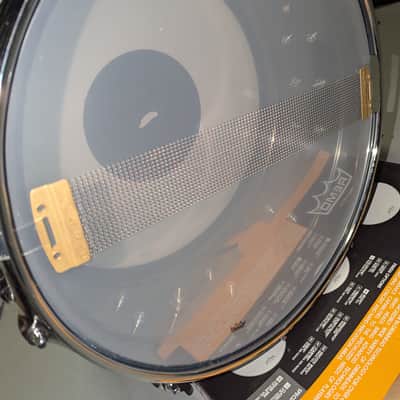 DW Design Series 6.5x14" Black Nickel Over Brass Snare Drum 2017 - Present - Black Nickel Over Brass image 6