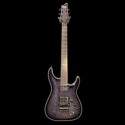 Schecter Hellraiser Hybrid C-1 FR-S Electric Guitar - Trans Black Burst image 3