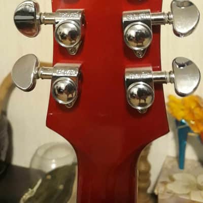 Epiphone Les Paul 50's Standard Cherry Sunburst 2006 re-issue with hard case image 5