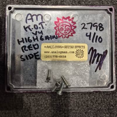 Analogman King of Tone V4 with Red Side High Gain Option 2009 - Present - Graphic image 11