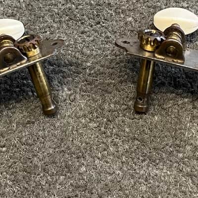 Kluson Open back 3 x 3 set strip tuners 1950’s - 1960’s - Nickel image 3