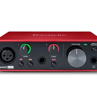 Focusrite Scarlett Solo (3rd Gen) - Brand New image 2