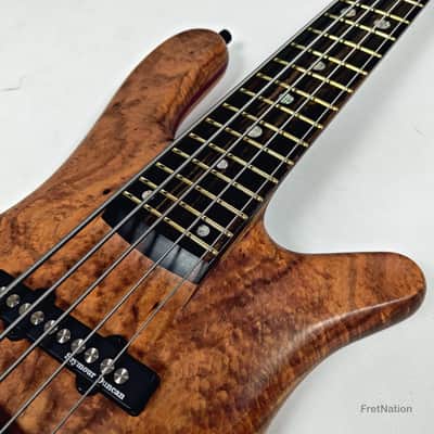 Warwick Masterbuilt P-Nut Signature III 5-string Blackwood Burl - 11.20lbs D 164317-26 image 12