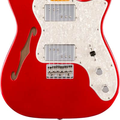 Fender American Vintage II 1972 Telecaster® Thinline, Maple Fingerboard, Candy Apple Red image 3