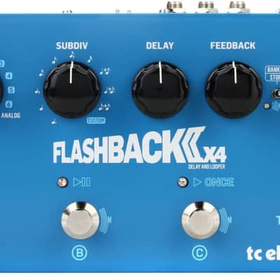 TC Electronic Flashback 2 X4 Delay and Looper Pedal (Flashback2X4d2) image 1