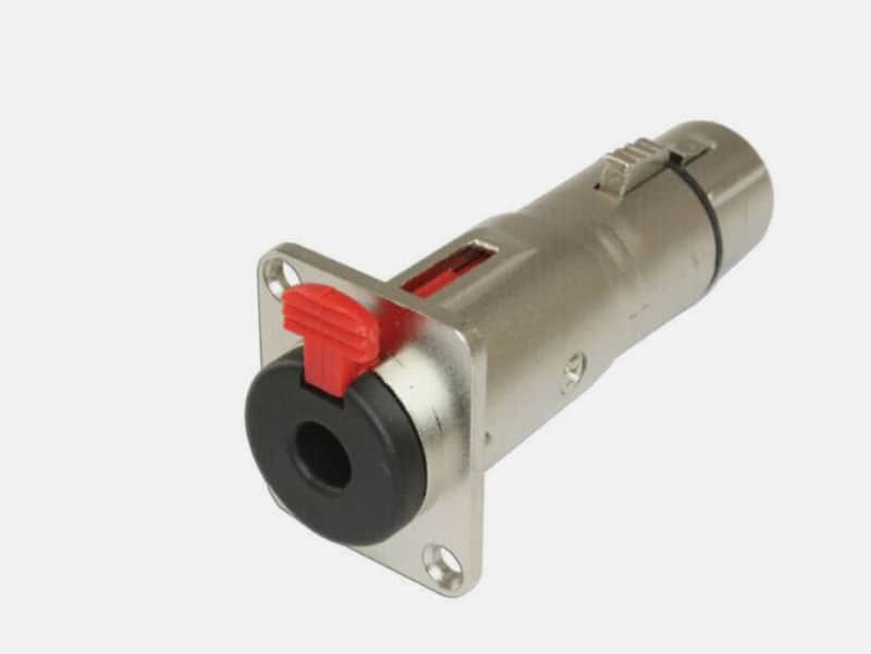 LOT of 5: Neutrik 1/4 TRS to 3pin XLR female image 1