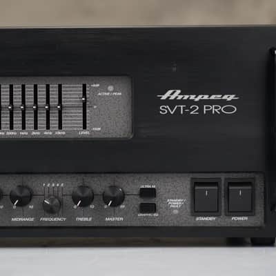 Ampeg SVT2-Pro Vacuum Tube 300w Rackmount Bass Amp #59000 image 4