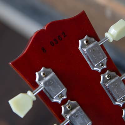 2010 Gibson Les Paul R8 1958 Reissue Plain Top Sunburst image 13