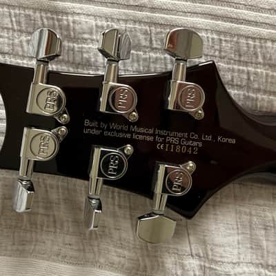 PRS SE Custom 22 2008 - Tobacco burst with Hiscox 'PRS' hard case image 7