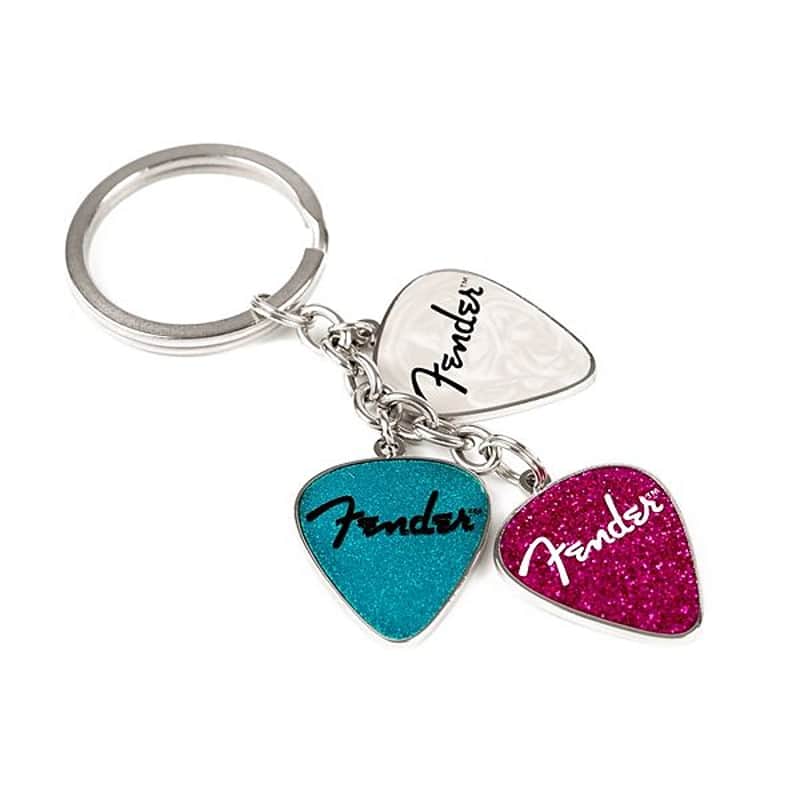 Fender Picks Keychain Pink, Turquoise, Pearl 2016 image 3