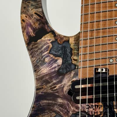 Legator Ninja X7F Multiscale 7-String Electric Guitar w/ Bag - Coral image 5