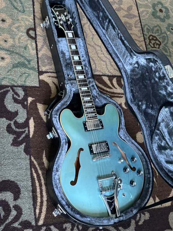 Epiphone Dot ES-355 TE Ltd. Ed. Reissue 2013 - TV Pelham Blue image 1