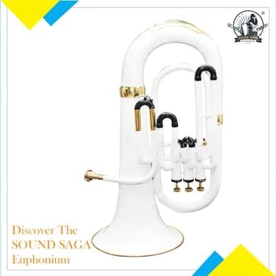 Brand new Euphonium 3 valve Silver Chrome Finish image 6