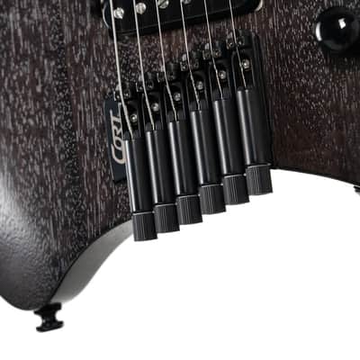 Cort Space G6MS Semi Gloss Trans Black w/Gigbag (B Stock) image 7