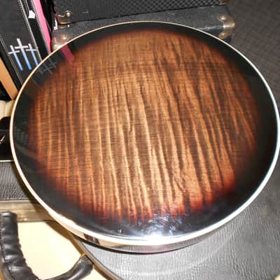 Morgan Monroe Appalachia Gold-Plated Banjo with mother of pearl inlay, 1990 image 5