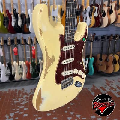 Fender Custom Shop Limited 60 Stratocaster Roasted Heavy Relic Aged Vintage White image 6