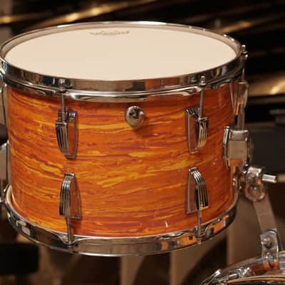 Ludwig 13/16/22/5x14" Super Classic Drum Set - 1970s Mod Orange image 14