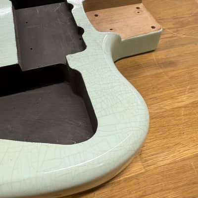 Kohlin Guitars JZ Offset replacement body Nitro Relic Faded Sonic Blue Made in Sweden image 7