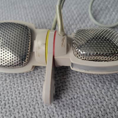 Grundig GDSM 202 Stereo Dynamic Microphone 1960s - White image 1