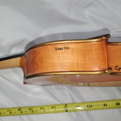 Folk Art Unusual Rare Samuel Eastman Viola 14" image 7