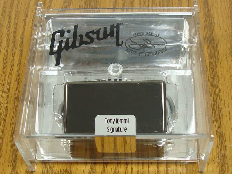 ~ Gibson Tony Iommi Humbucker PICKUP BLACK Chrome Guitar USA Les Paul SG image 1