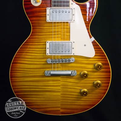 Gibson 1995 Les Paul R9 1959 Reissue Flamed Maple Electric Guitar image 4