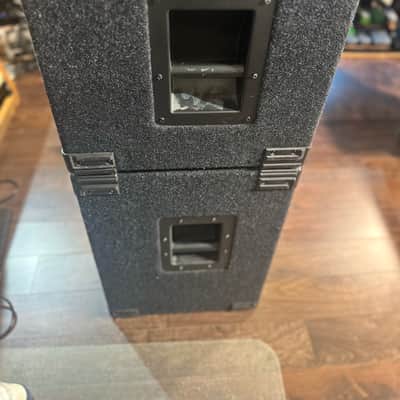 EBS HD350 Bass Amp Head With NEO 115 & NEO 210 Evolution Neoline Pro Speakers mid 2000s ish - Rack Mounted & Carpeted image 13
