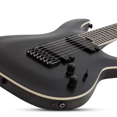 Schecter C-7 SLS Evil Twin Satin Black image 4