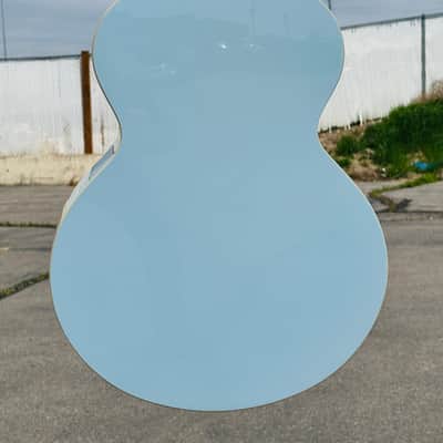 Epiphone J-180 LS Jumbo Ac/El Inspired by Gibson Frost Blue w/Case Auth Dlr #922 image 3