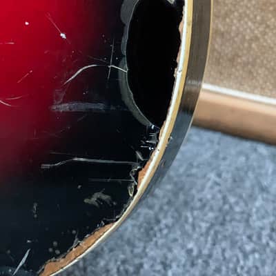 Royal Artist  Bass 60’s Red Sunburst image 15