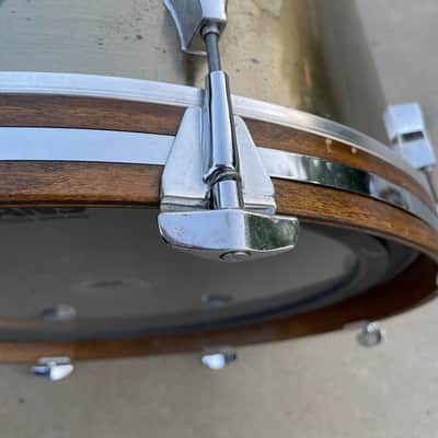 Fibes Bass Drum 22x14 Early 70s - Brass image 10