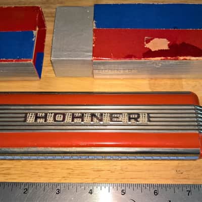 Hohner ECHO ELITE 1930s Chrome/Red/Blue image 2