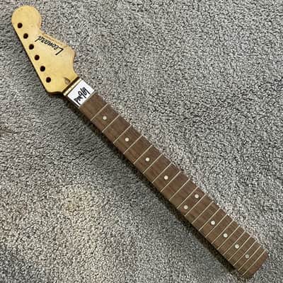 Mini Short Scale Guitar Strat Style Neck, Rosewood 22 Frets Fingerboard image 1