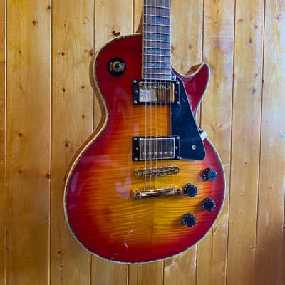 Wolf 2020 WLP 750T Electric Guitar - Cherry Burst w/Hard Case *Rosewood Fingerboard! image 3