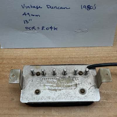 Vintage 1980's Seymour Duncan SH-1b '59 Bridge Humbucker Pickup - Maricela "MJ" Juarez - Black image 5