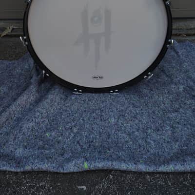 Ludwig 14x28 Virgin Bass Drum 1970's - Black Wrap image 1