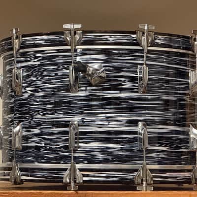 1980's Tama Superstar Black Oyster 8x12 9x13 10x14 16x16 16x18 14x24 Drum Kit Re-Wrap image 16
