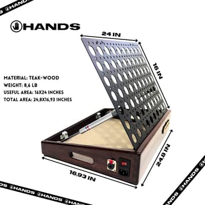Hands Custom Pedalboard Supreme  Imbuia "16x24" image 6