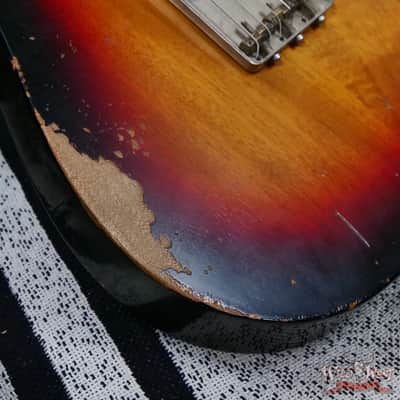 2026 Castedosa Guitars Marianna Standard Aged 3 Tone Sunburst Built & Relic by Carlos Lopez 7.85 lbs image 9