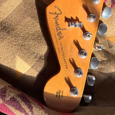 Fender American Vintage '57 Stratocaster 1990s - Fiesta Red image 3