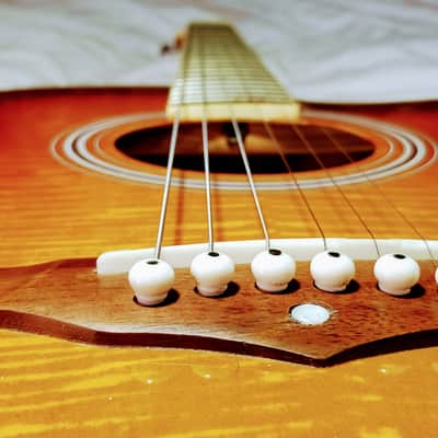 Jerzey Acoustic Dreadnought CW w/ pickups image 12