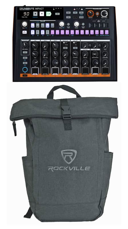 Arturia DRUMBRUTE IMPACT Analog Drum Machine w/USB MIDI Interface+Backpack image 1