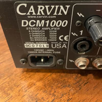 Carvin DCM1000 Stereo Amplifier image 4
