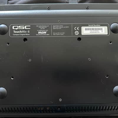 QSC TouchMix-8 Touch Screen Compact Digital Mixer incl case and 19" rack mount image 9