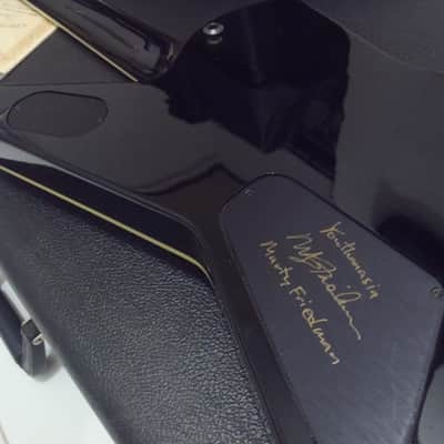 Jackson USA Custom Shop Explorer '94 ex. Marty Friedman (Megadeth era) Transblack Quilt Top image 11
