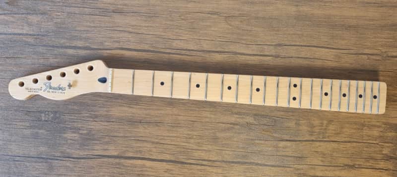 LEFT Handed 2008 Fender Telecaster Maple Tele Neck MIM Mexico Lefty image 1